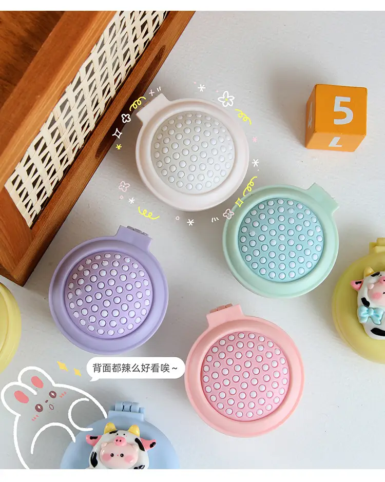 Cute Cow Folding Hair Comb Mini Portable — feature 31
