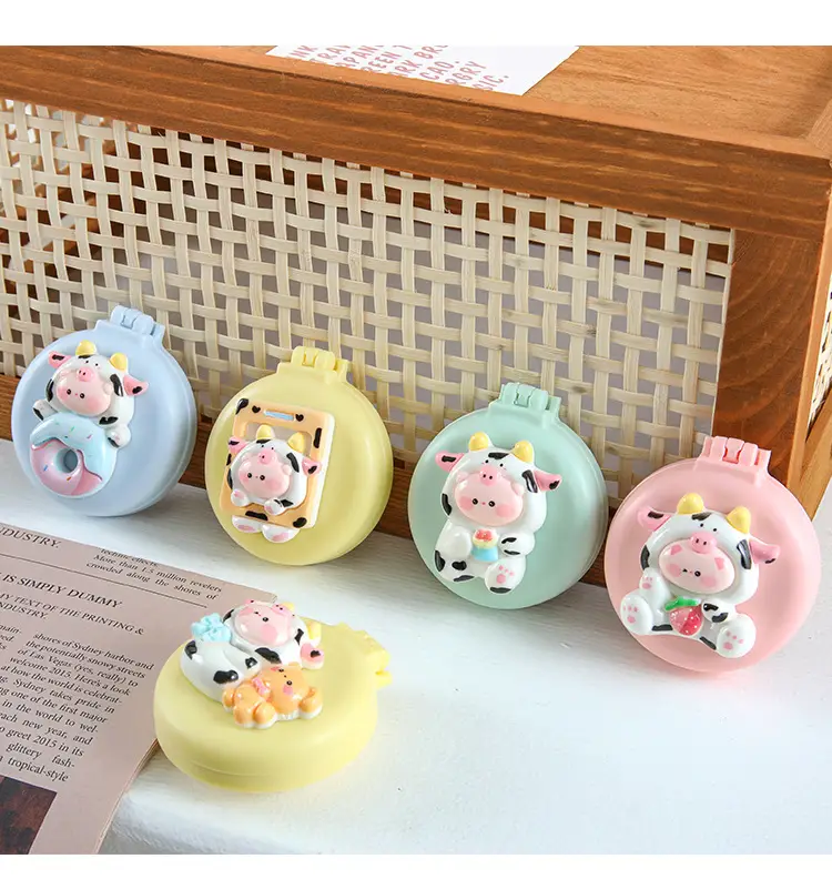Cute Cow Folding Hair Comb Mini Portable — feature 36