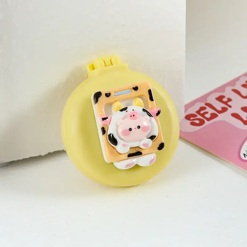 Cute Cow Folding Hair Comb Mini Portable - Image 2