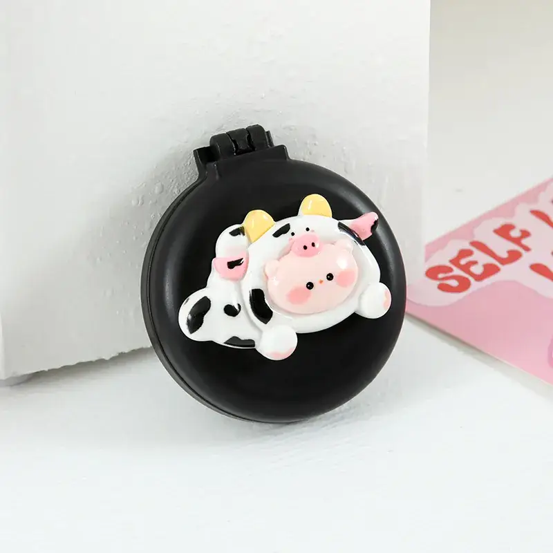 Cute Cow Folding Hair Comb Mini Portable - Image 3