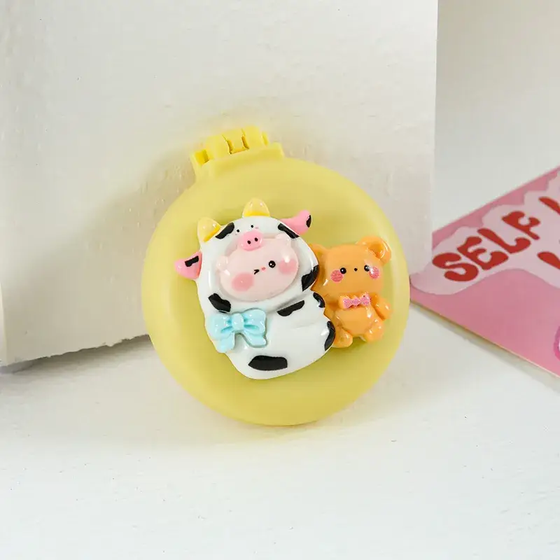 Cute Cow Folding Hair Comb Mini Portable - Image 6