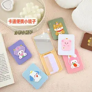 Portable Hair Massager Comb with Mirror, Candy Color — feature 9