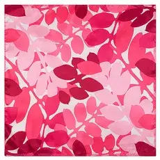 Mai Tong Silk Scarf 60cm Leopard Print Black Center — feature 12