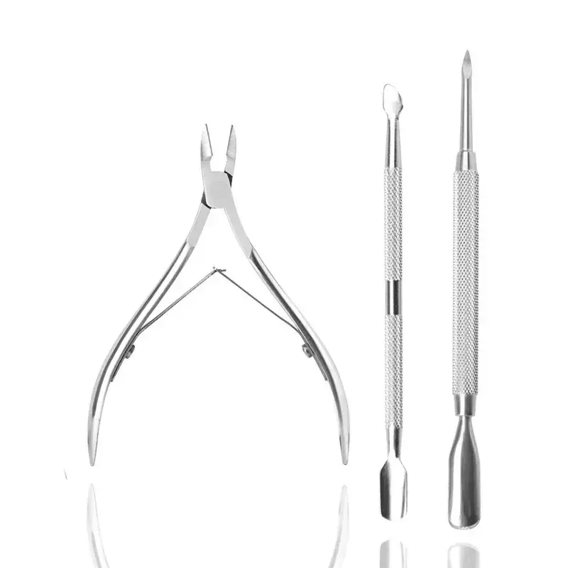 3-Piece Stainless Steel Nail Care Set for Men - Image 6