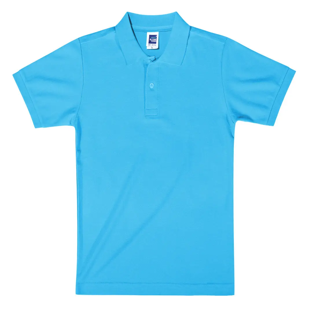 Men Light Blue Polo T-Shirt 2410