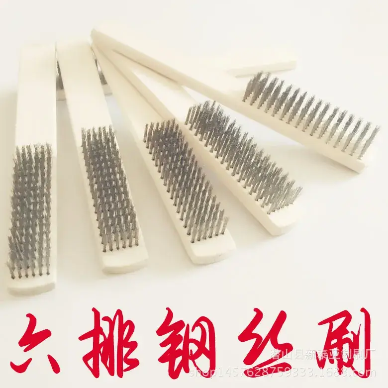 Copper Plated 6-Prong Cleaning Brush Set - Image 3