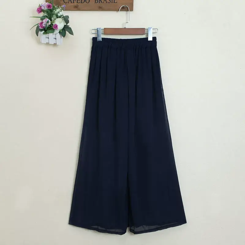 Blue Wide Leg High Waist Casual Pants 2026 — feature 13