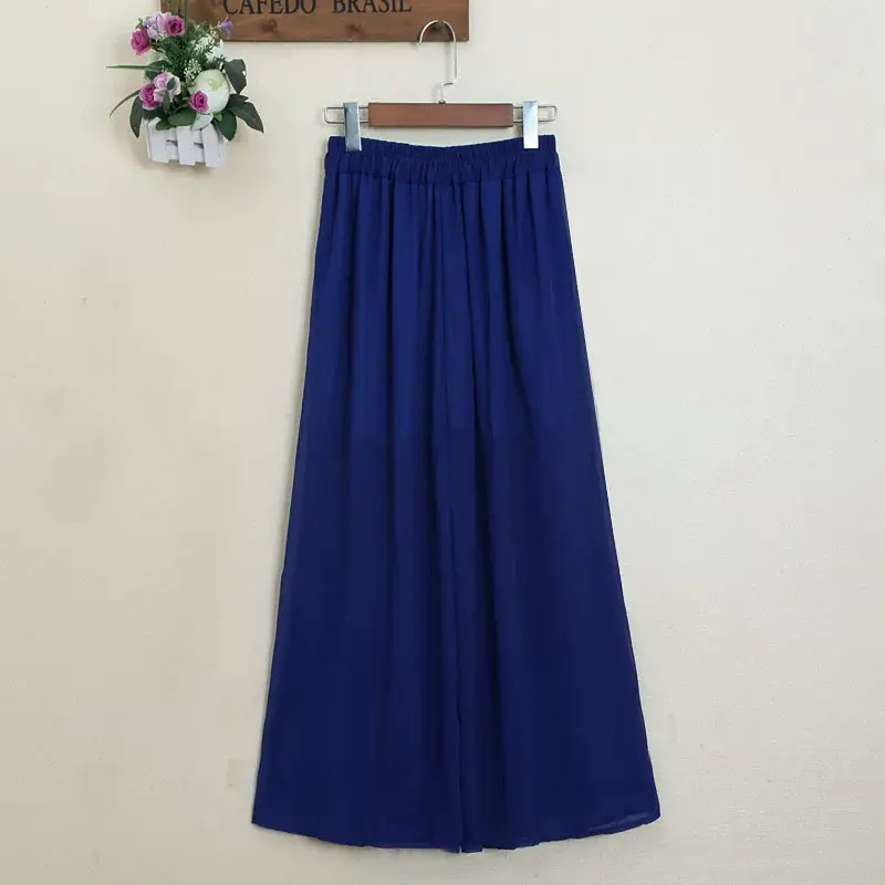 Blue Wide Leg High Waist Casual Pants 2026 — feature 16
