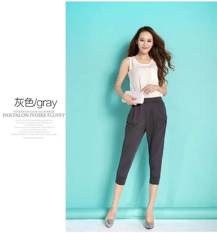 Black Slim Fit Casual Pants for Women 200kg — feature 16