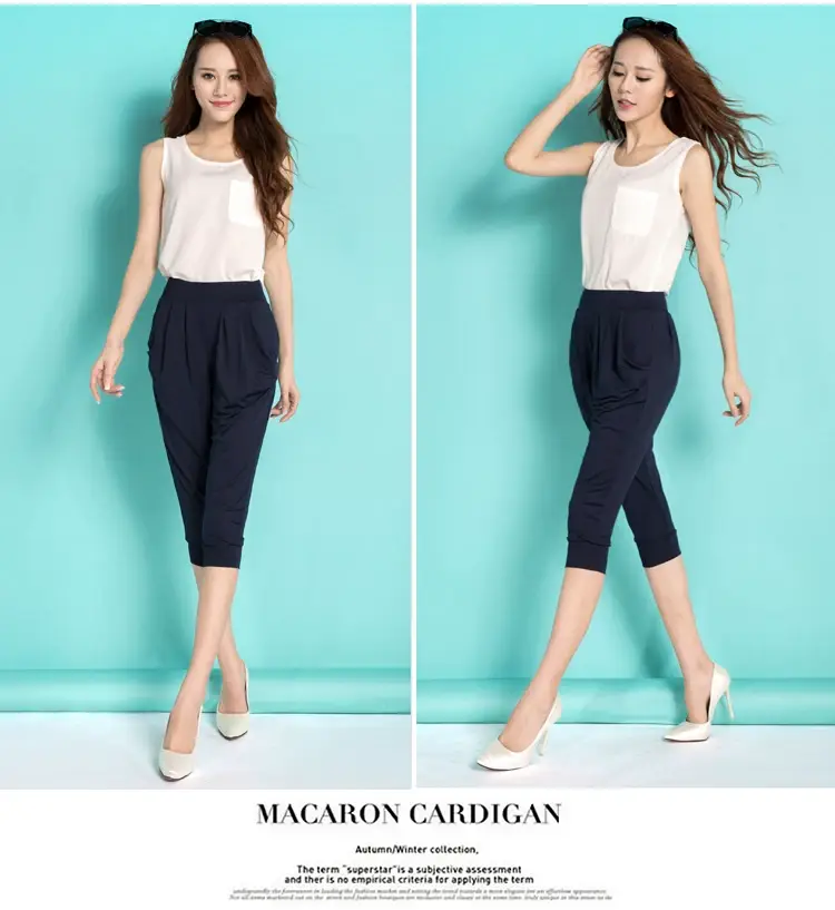 Black Slim Fit Casual Pants for Women 200kg — feature 22