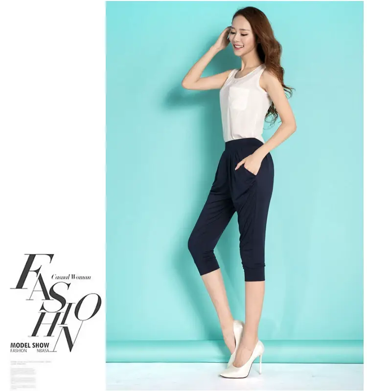 Black Slim Fit Casual Pants for Women 200kg — feature 23