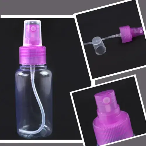 Pink Alcohol Spray Bottle for Manicure & Disinfection