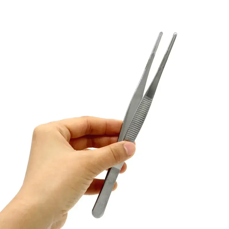 Stainless Steel Round Head Tweezers 30cm