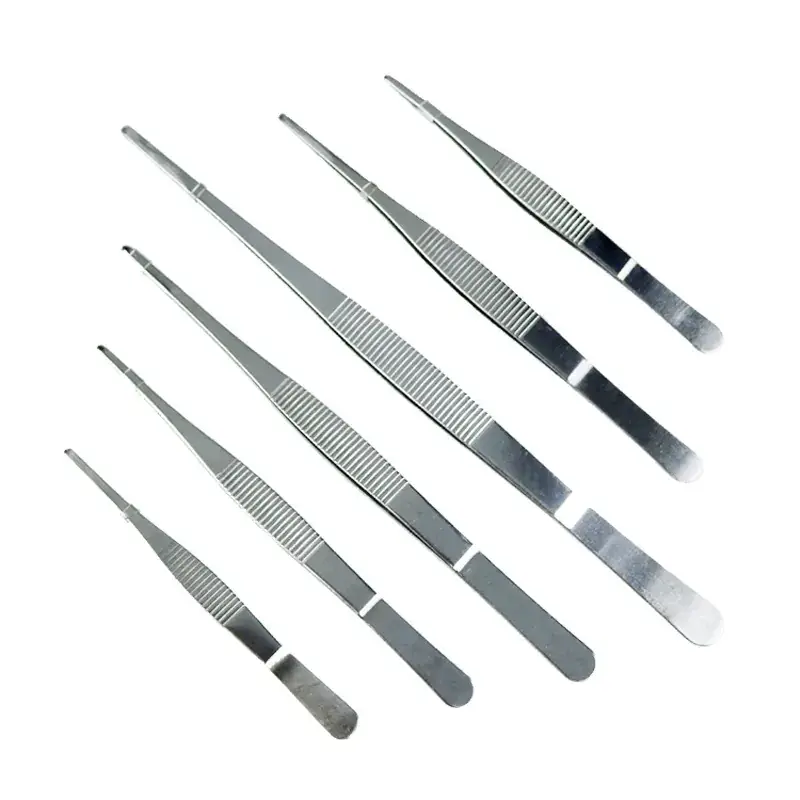 Stainless Steel Round Head Tweezers 30cm