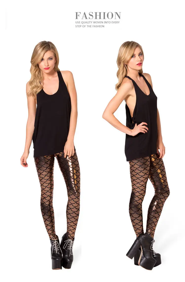 Purple Mermaid Fish Scale Leggings Women — feature 24