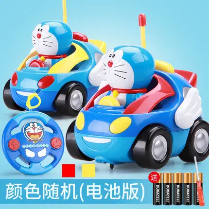 Doraemon remote control car [random color] + [battery]]