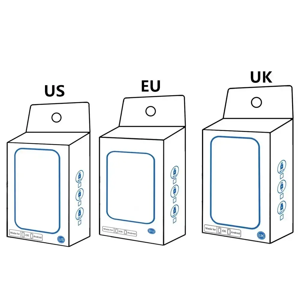 4USB Mobile Phone Charger 3A EU Blue