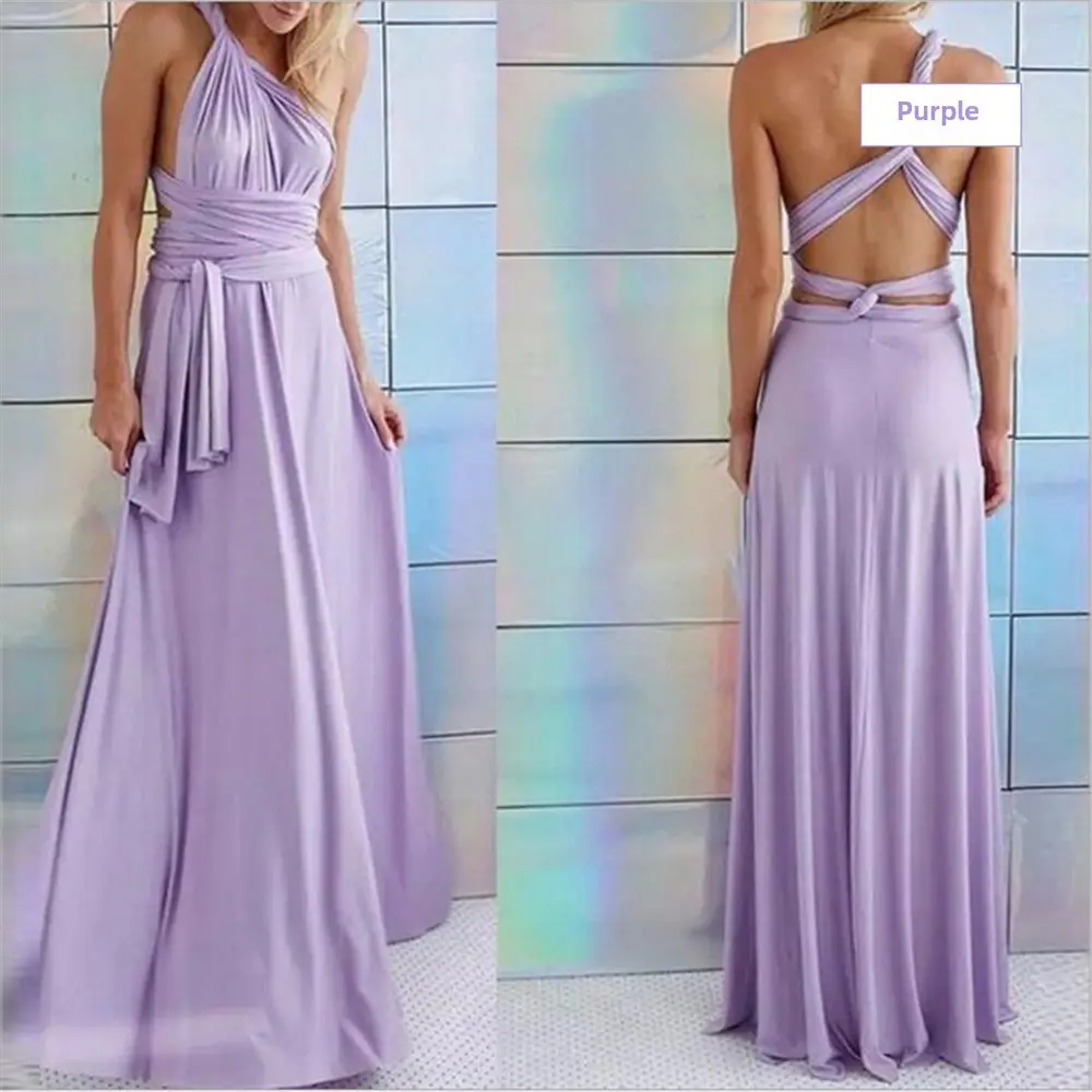 Pink Strapless Long Dress with Floral Embroidery