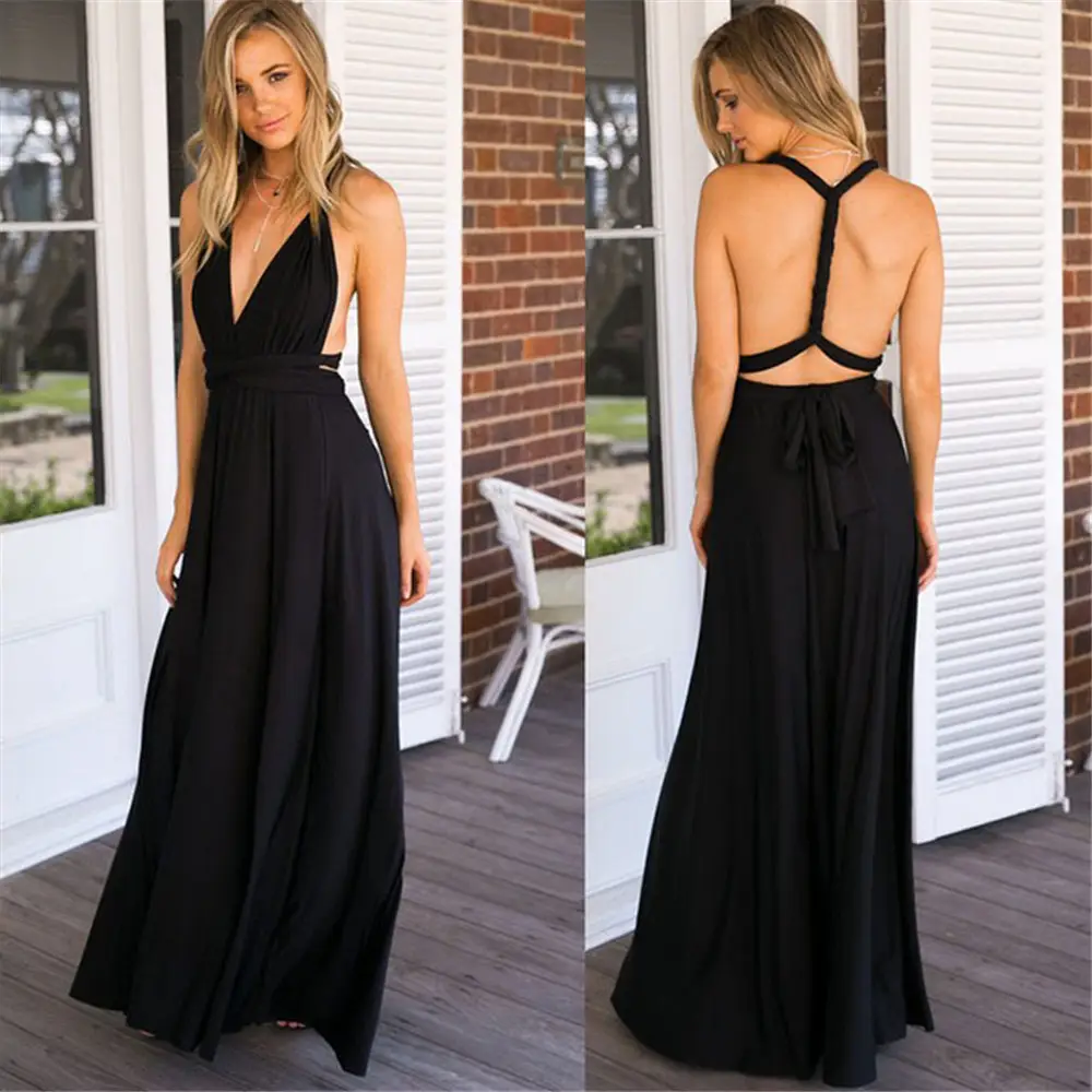 Pink Strapless Long Dress with Floral Embroidery