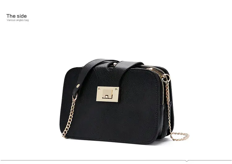 Black Korean Style Crossbody Bag for Women — feature 10