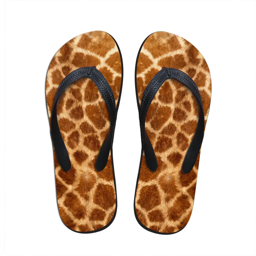 Women Tiger Print Flip Flops 2020 Summer - Image 3