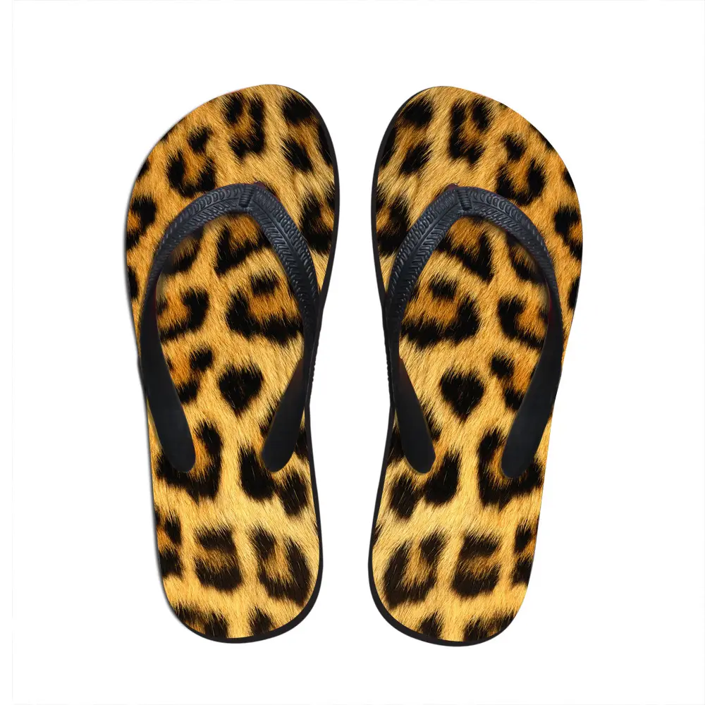 Women Tiger Print Flip Flops 2020 Summer - Image 4