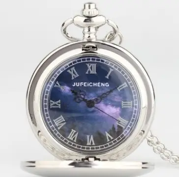 Spot TO MY SON, Husband, GRANDPA carved vintage quartz pocket watch pendant vintage pocket watch