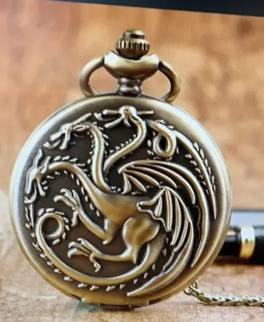 Spot TO MY SON, Husband, GRANDPA carved vintage quartz pocket watch pendant vintage pocket watch