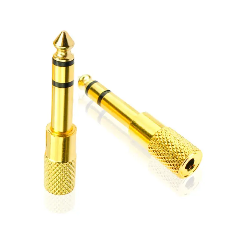 Electric Piano Drum Adapter 6.5mm to 3.5mm Gold - Image 2