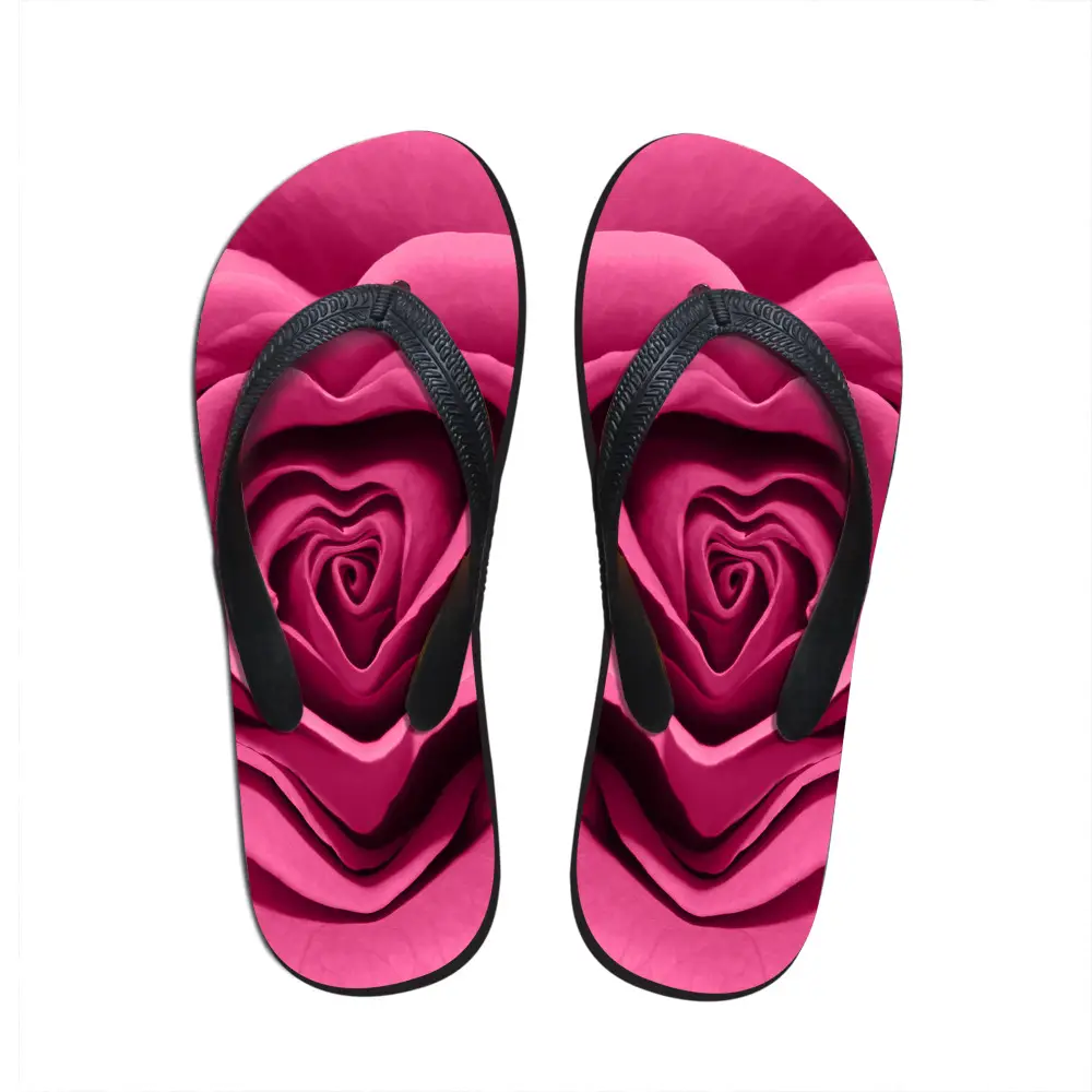 2020 Rainbow Flower Flip Flops for Men Women