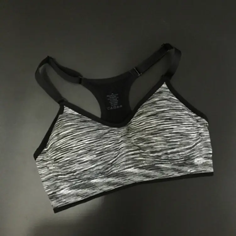 Sports Bra Bubble Wrap Export Quick-Drying Section Dyed Wire-Free Yoga Intimates Training Running Fitness Intimates
