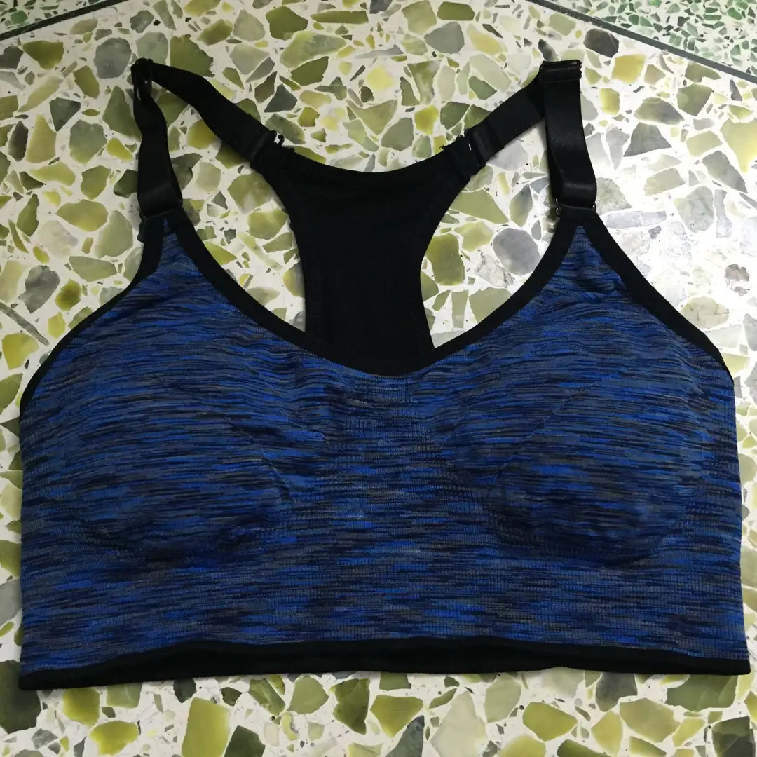 Sports Bra Bubble Wrap Export Quick-Drying Section Dyed Wire-Free Yoga Intimates Training Running Fitness Intimates