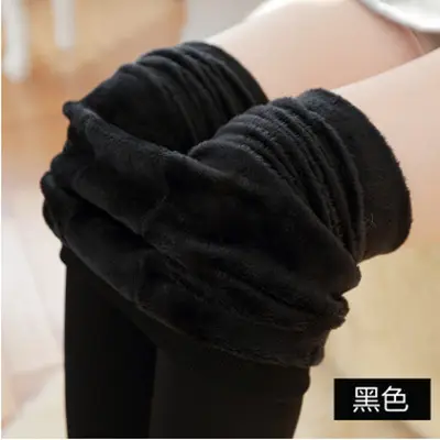 Winter Velvet Padded Leggings Women Large Size - Image 3