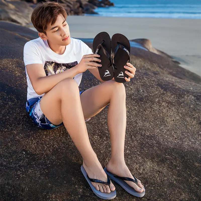 Luladi Men's Casual Flip-Flops Summer Clip Wear