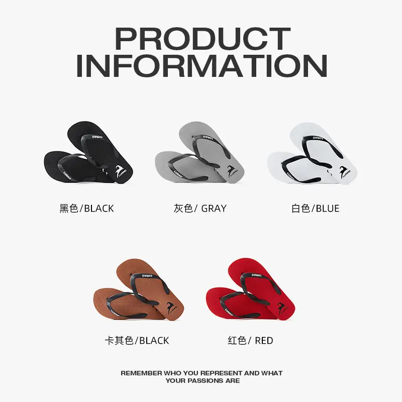 Luladi Men's Casual Flip-Flops Summer Clip Wear