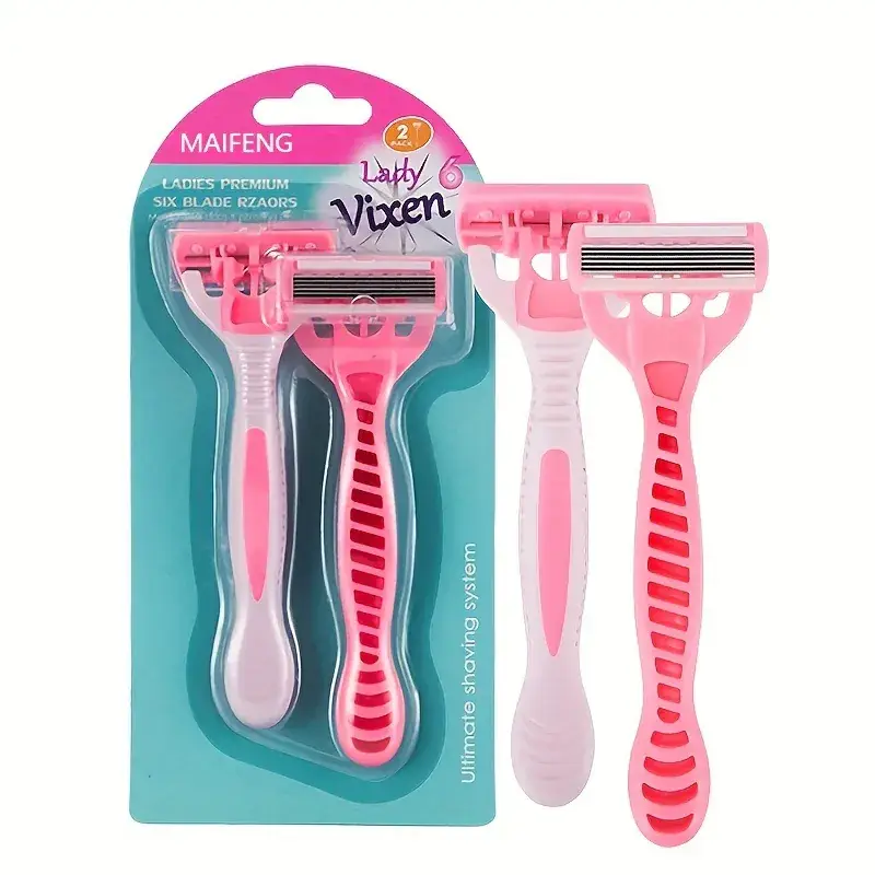 Underarm Shaver with 6-Layer Blade for All Body Areas