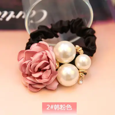 Multi-Pearl Rose Hair Accessories for Women - Image 2