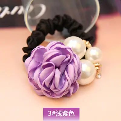Multi-Pearl Rose Hair Accessories for Women - Image 3