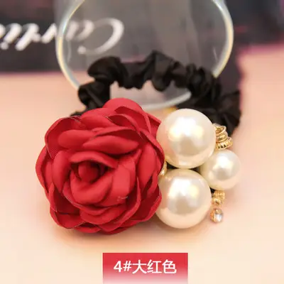 Multi-Pearl Rose Hair Accessories for Women - Image 4