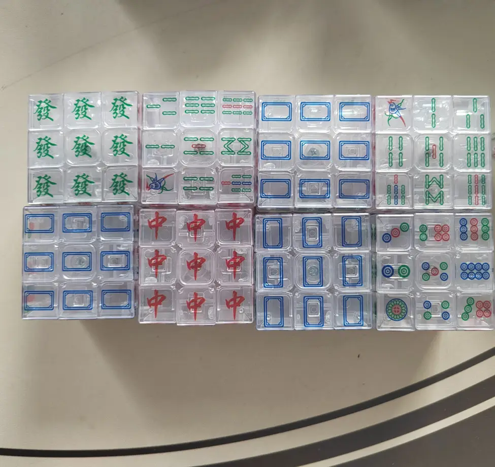Mahjong Rubik's Cube (Transparent)