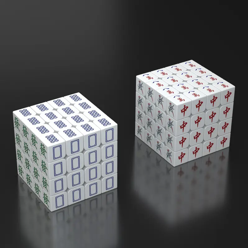 Order 4 Mahjong Rubik's Cube