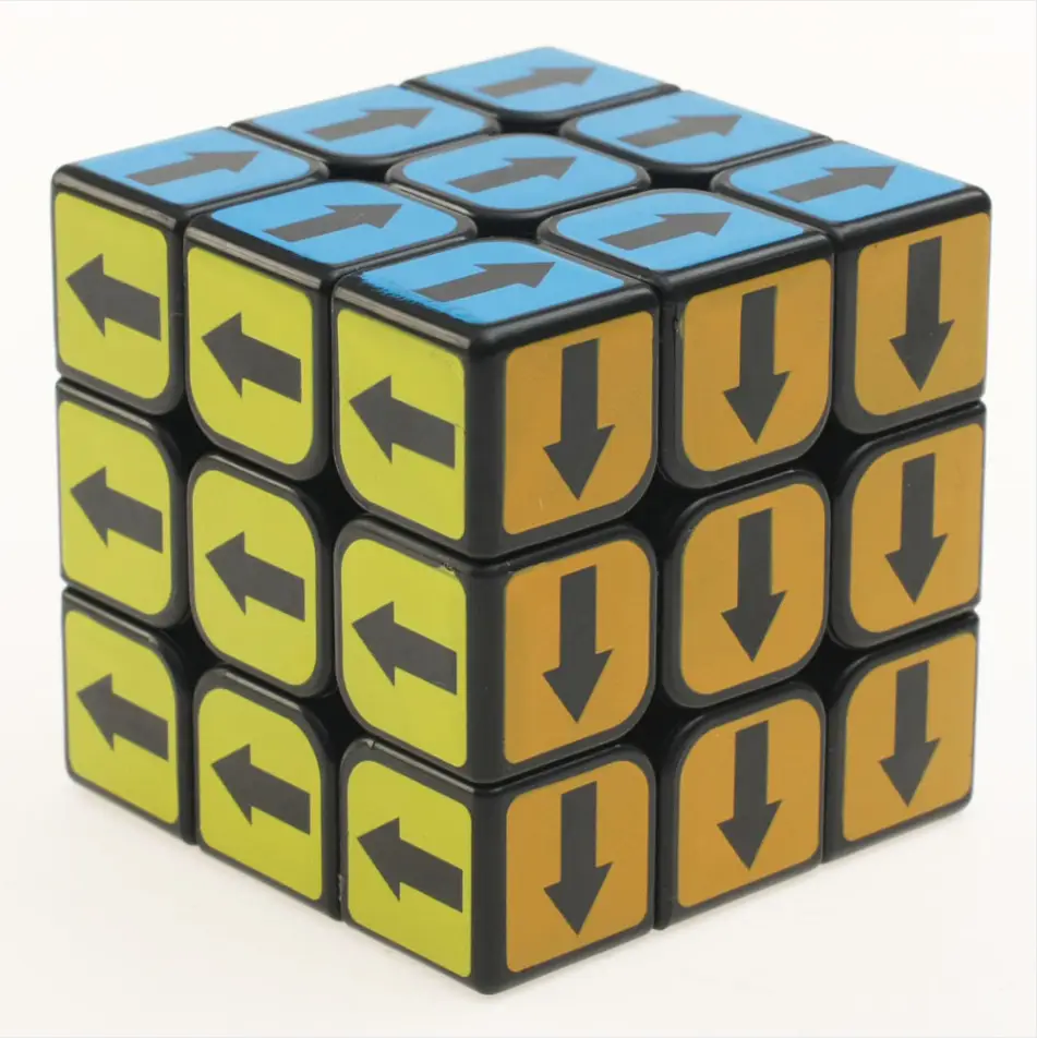 Arrow 3 Rubik's Cube Black Six-color