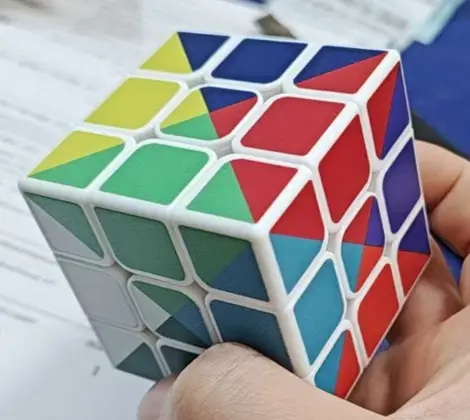 Super Difficult Parallel Bars Order 3 Rubik's Cube