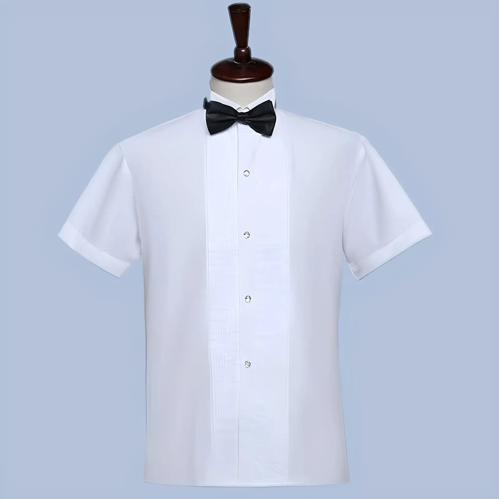 White Slim Fit Short Sleeve Shirt for Boys — feature 15