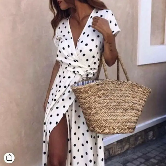 2024 Cross-Border Polka Dot Summer Dress Women - Image 7