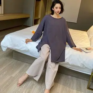 Modal Plus Size Dress Summer Loose Slimming Nightdress — feature 15