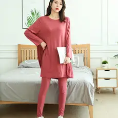 Modal Plus Size Dress Summer Loose Slimming Nightdress — feature 22