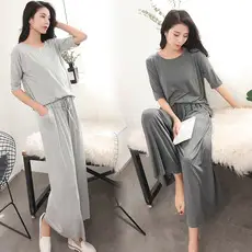 Modal Plus Size Dress Summer Loose Slimming Nightdress — feature 32