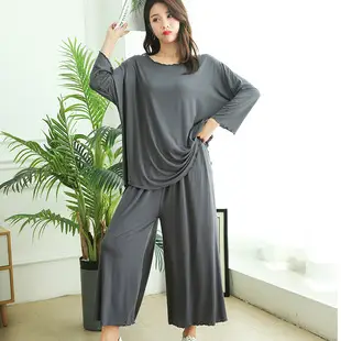 Modal Plus Size Dress Summer Loose Slimming Nightdress — feature 6