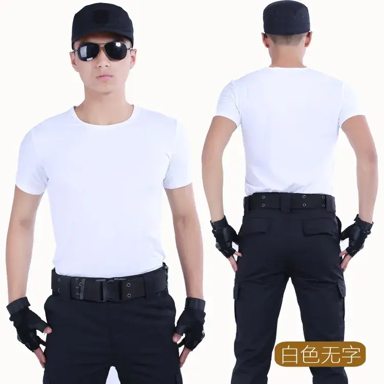 Black TEQIN Training T-Shirt with Logo & China Flag Patch - Image 10